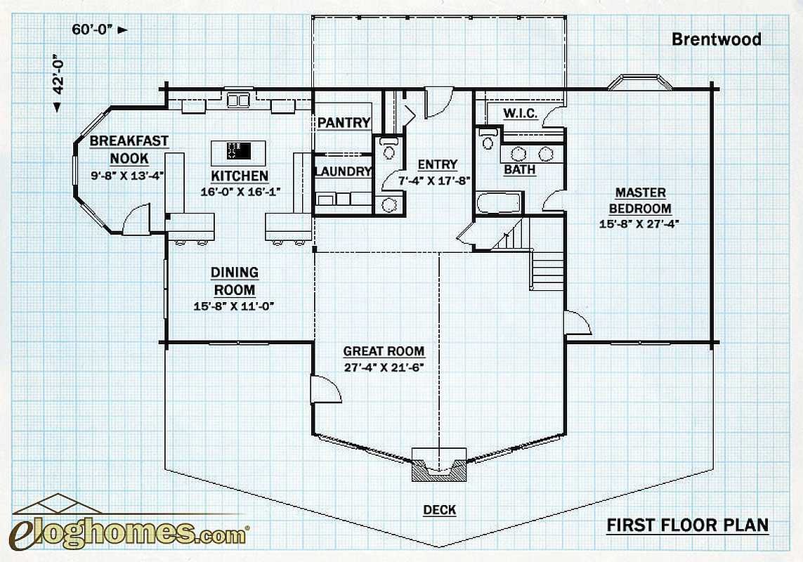 Brentwood First Floor floor plan