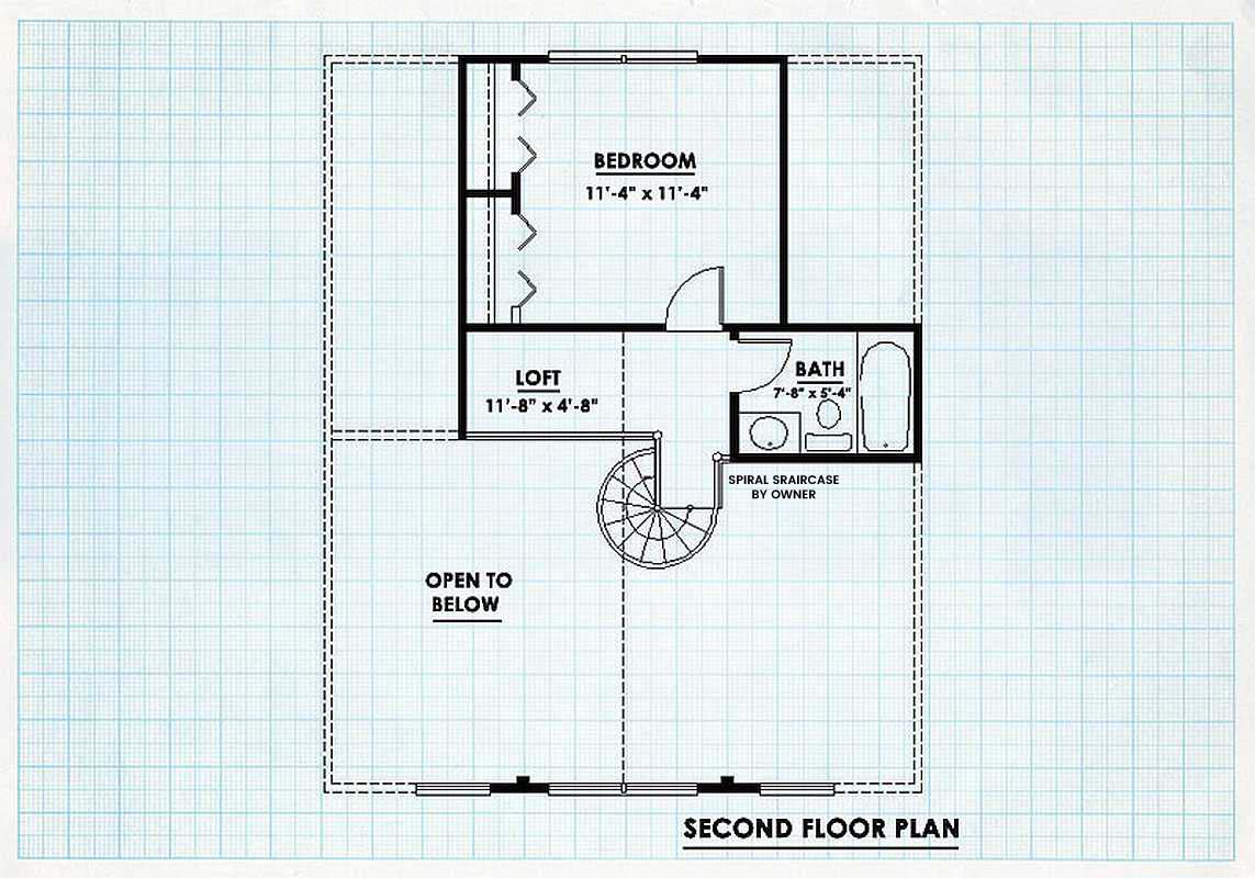 Lake Front Second Floor floor plan