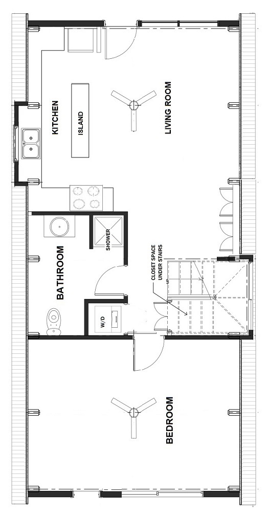 Vista 3 First Floor floor plan